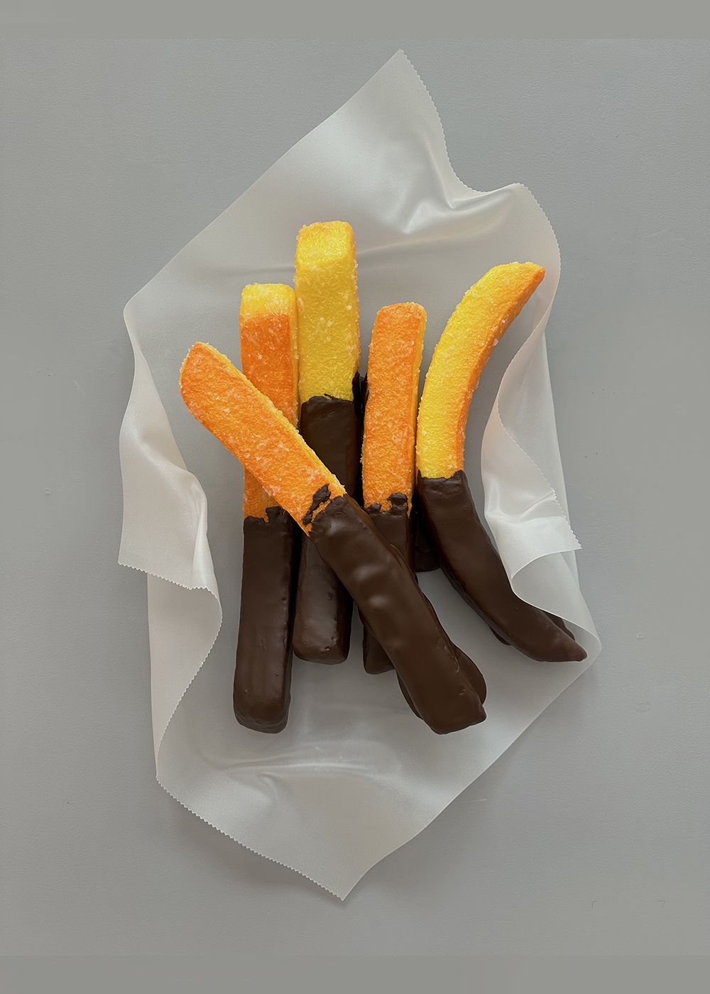 CHOCOLATE DIPPED ORANGE PEELS 